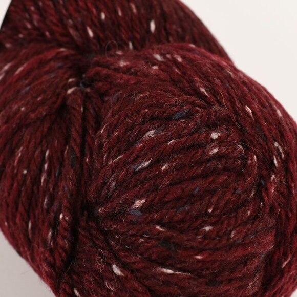 Plucky Knitter Tweed Yarn 4 Skein 225 Yds 100g Wool Viscose Color Barn Door - Picture 2 of 3